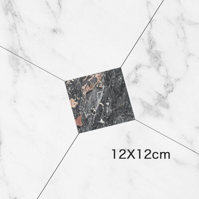 10pcs Self-Adhesive Floor Tile Stickers PVC Waterproof Wall Ceramic Sticker Wear-resistant Art Diagonal Home Decoration: E3