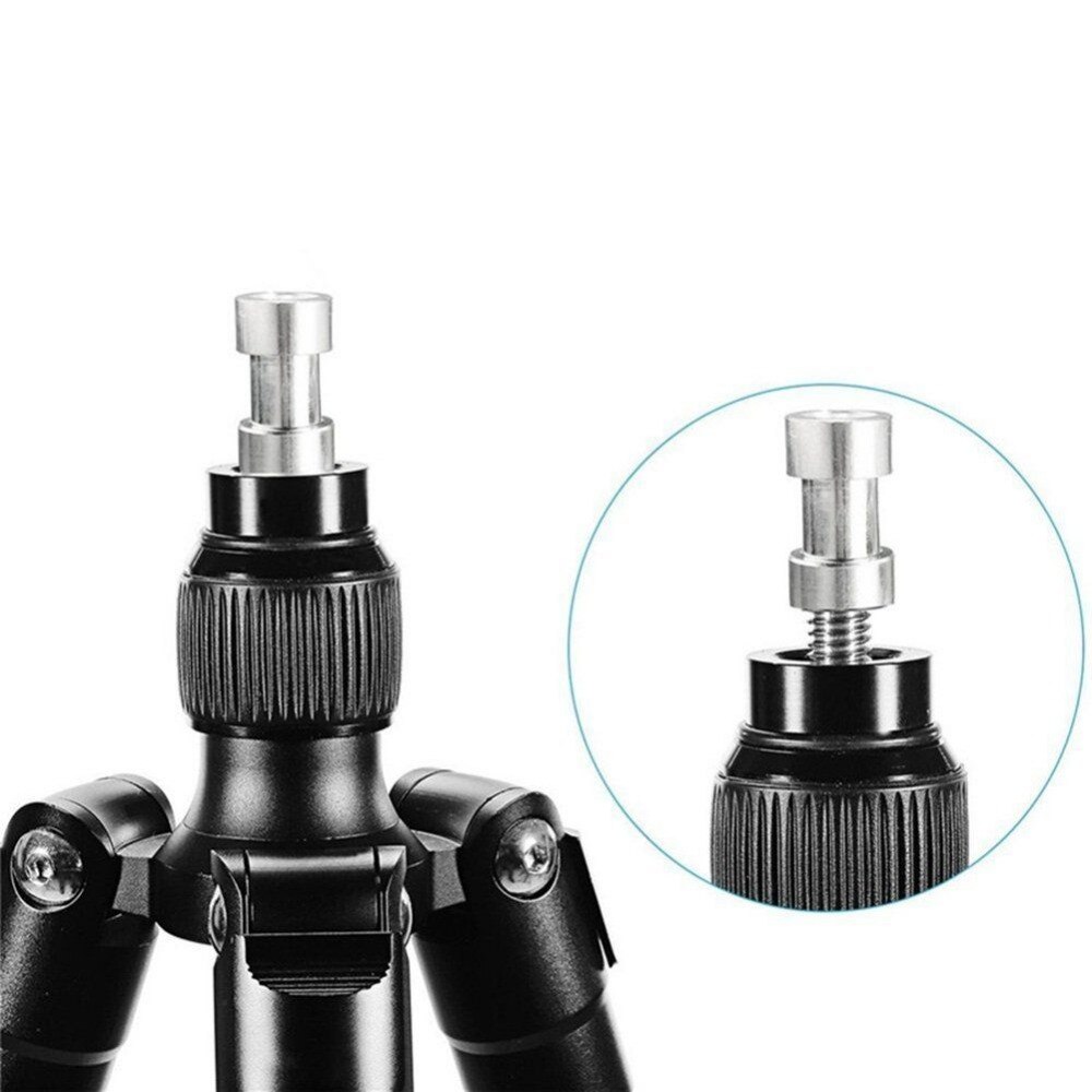 5x1/4 &quot;3/8&quot; Metalen Monopod Statief Schroef Converteren Adapter Flash Light Stand (5 sets)