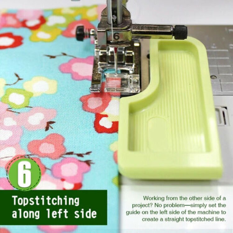 Placa de posicionamiento de guía de costura, guía de enclavamiento multifuncional, plantilla de medida de cuadrícula, accesorios para máquina de coser