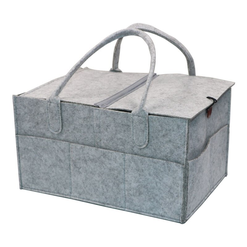 Faltbare Fühlte Baby Windel Caddie Veranstalter Abnehmbare Deckel Lagerung Tasche Art Spielzeug Tragbare Tasche Kasten für Auto Reise Ändern Tisch orga