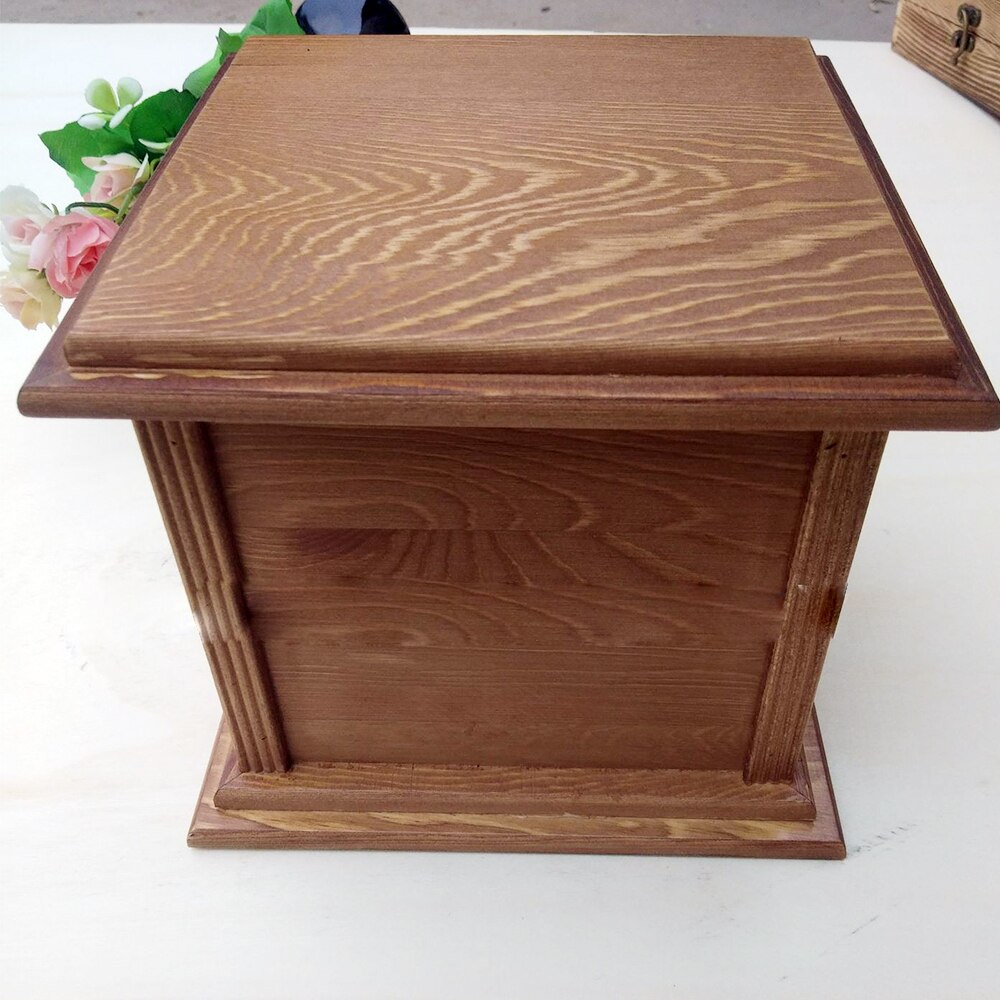 Caseta de madera para mascotas, urna de cremación para perros y gatos, recuerdo conmemorativo, urna para animales pequeños