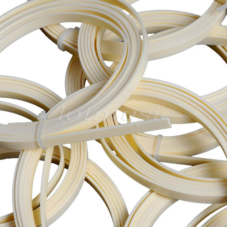 10 pack Good 1650x6x1.5mm ABS guitar binding ivory