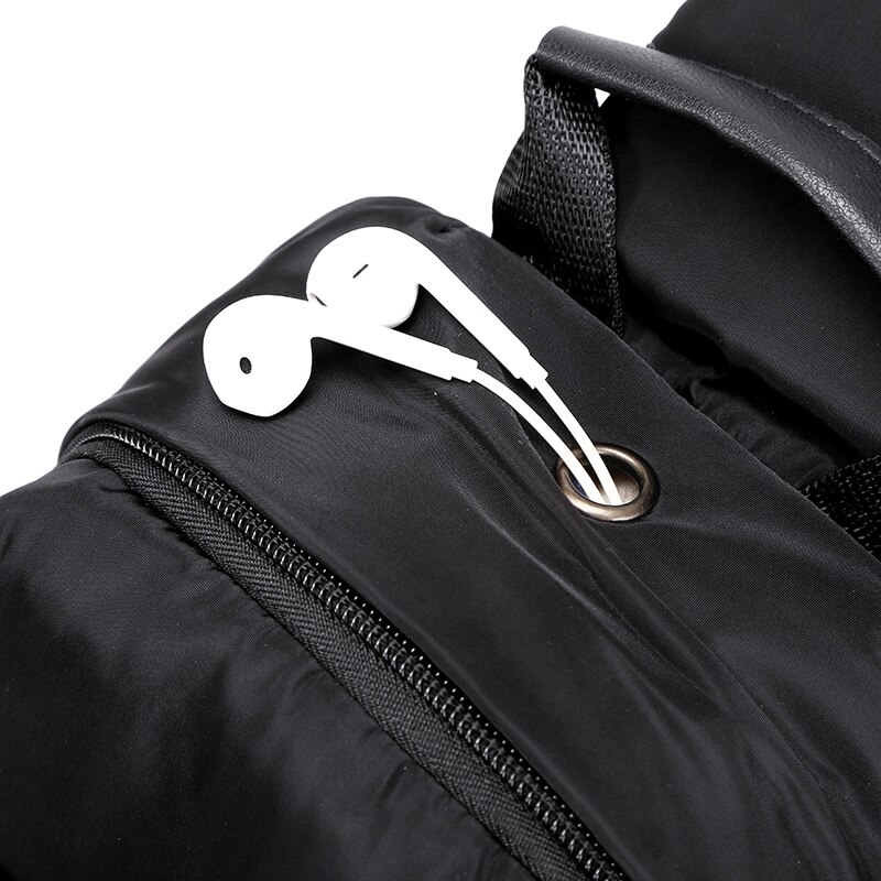Simple Men Canvas Chest Bag Messenger Bag Crossbody Bag Black Casual Simple Single Anti Theft Shoulder Bag
