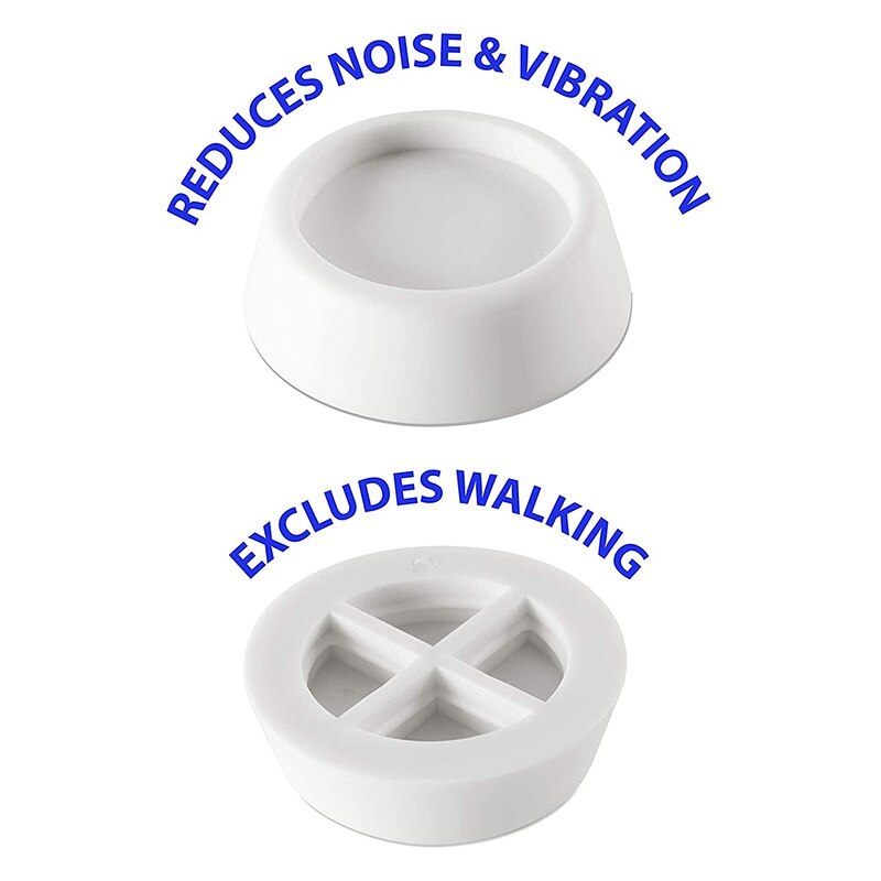 4 stuks wasmachine antivibratie pads wasmachine stabilisator-anti-loop droger wasmachine vibratie pads wit