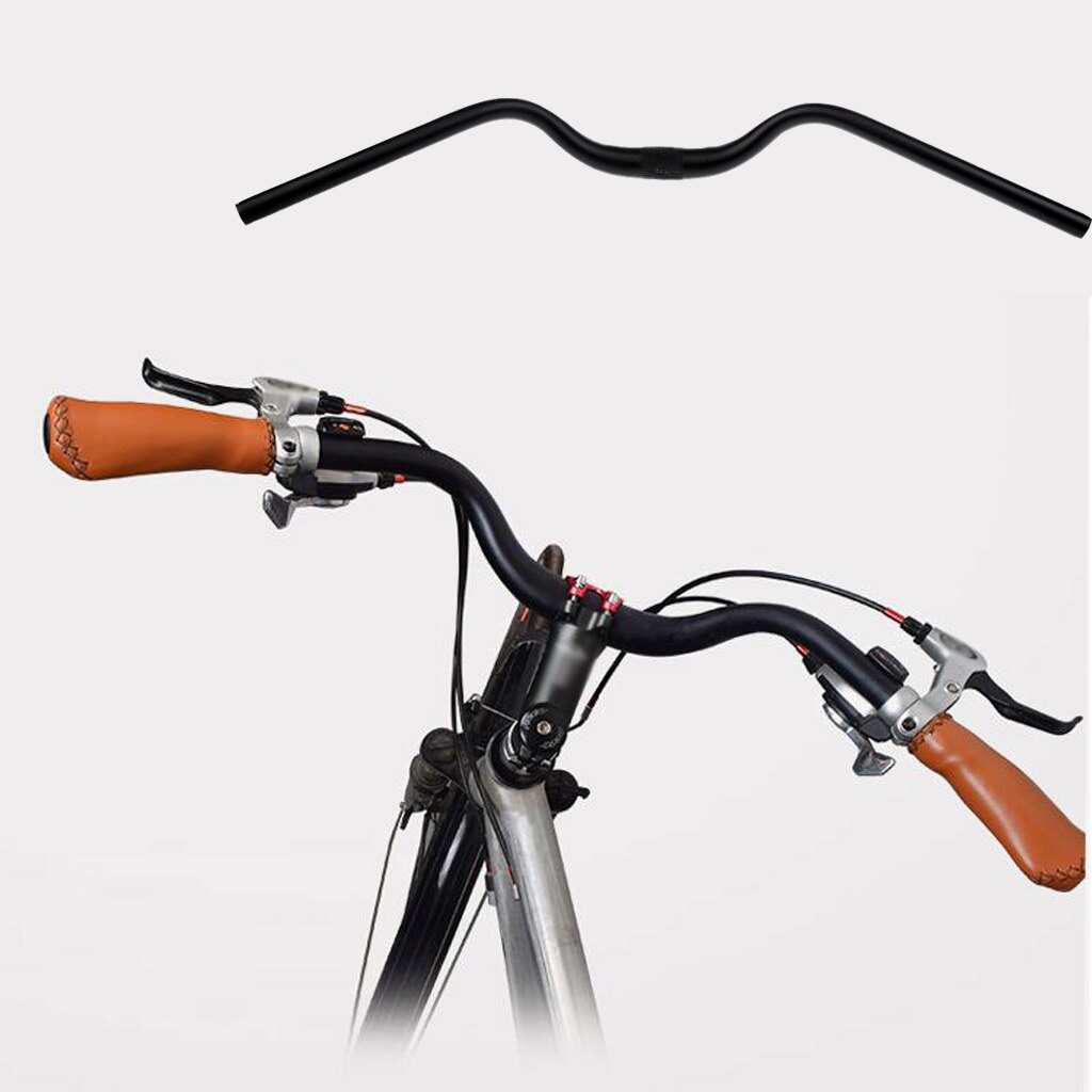 Mtb Fietsstuur Riser Bar Retro Dames Stuur 31.8X660Mm Zwart