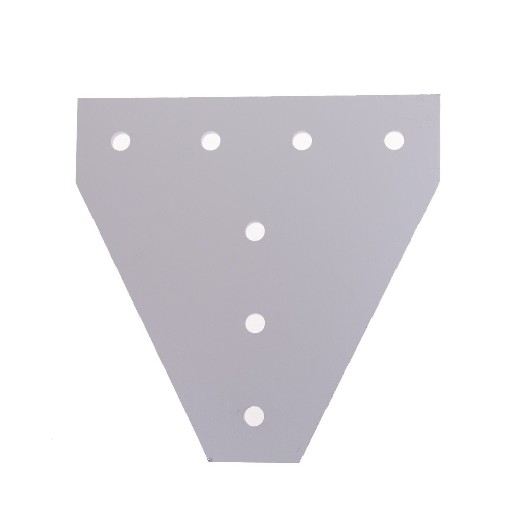 6063-T6 Joint Board Plate Corner Angle Bracket Connection Joint Strip For Aluminum Profile 3030 4040 With 5/7 Holes