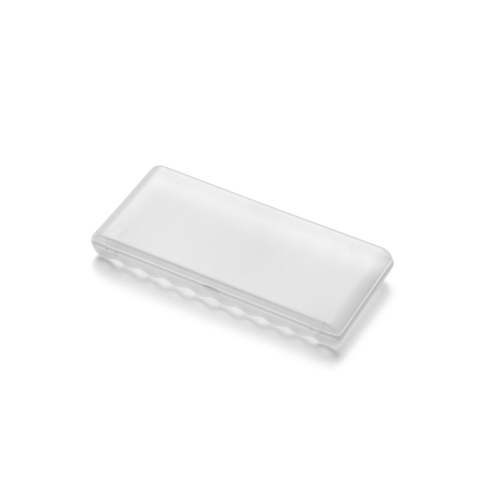 Caja de almacenamiento de batería para AAA/AA/18650, contenedor de batería de plástico duro transparente, organizador resistente al agua y duradero, 10 ranuras: Blanco