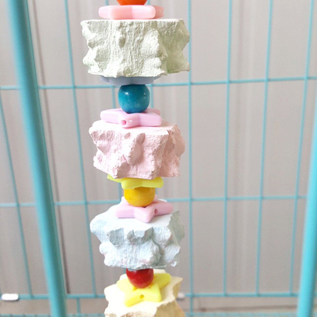 Natural Zanthoxylum Molars String Biting String Parrot Bite Toy Portable Bird Pet Supplie Bird Cage Accessories