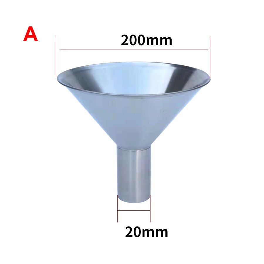 Funnel Stainless Steel 304 Thickening Large Diameter Conical Funnel 200mm: A