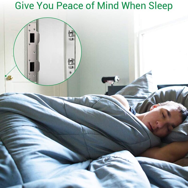 Plaque de sécurité de porte chaude plaque de renfort de porte double sécurité gâche plaque dispositifs de sécurité de porte D6