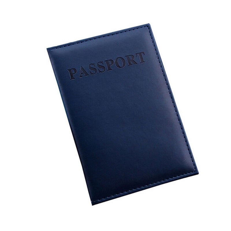 Classy Practical Travel Case Passport ID Card Cover Holder Protector Organizer PU Leather Women Men Wallet: 3