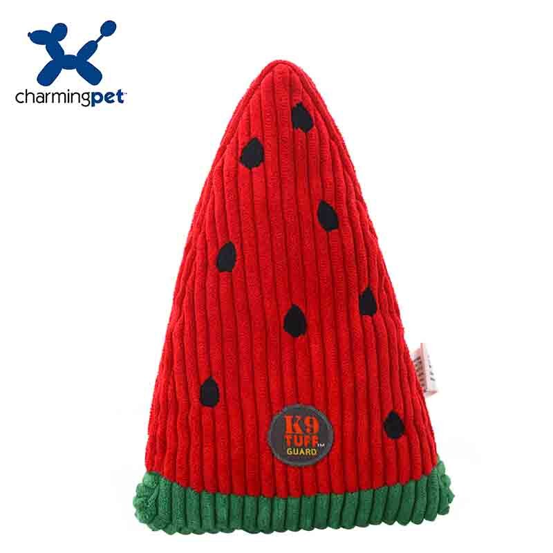 Charmingpet hond hond speelgoed fruit huisdier speelgoed huisdier Duurzaamheid Chew & training Squeak Speelgoed: watermelon