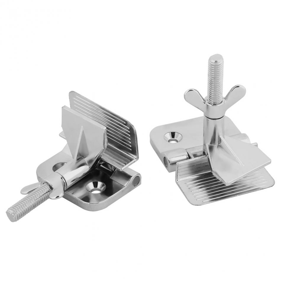 2 pcs Zinklegering Zilveren Zeefdruk Klemmen Scharnier Klem Vlinder Scharnier Klem Voor DIY Bevestiging Schermen Tool