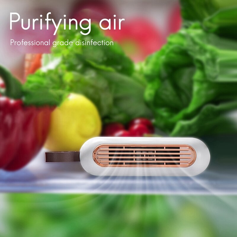 TOPgenerador de ozono portátil, Mini purificador de aire, máquina de ozono que elimina olores, para coche, refrigeradores, habitación