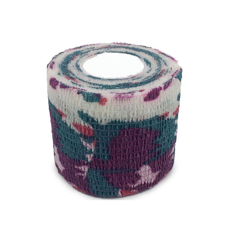 6 st / set husdjur tryck elastisk tejp färg självhäftande bandage finger handled sport knäskydd stöd fasta bandage