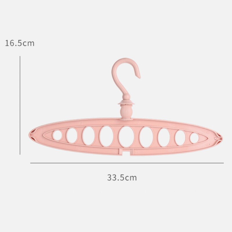 Multifunctional Clothes Rack Plastic Magic Hanger Wardrobe Closet Dress Coat Organizer 9 Hole Space Saver Hangers for Clothes
