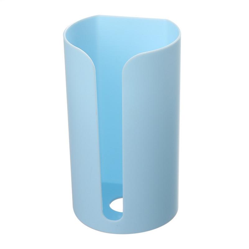 Vuilniszak Opbergdoos Wandmontage Vuilniszakken Houder Keuken Plastic Zak Container Badkamer Vuilniszak Dispenser Organizer: Black