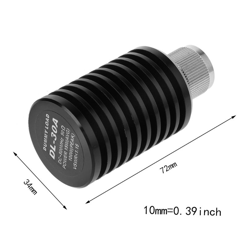 0-500 Mhz DL-30A Dummy Load Test Antenne Connector Oogst Voor Cb Twee-weg Radio Walkie Talkie Accessoires