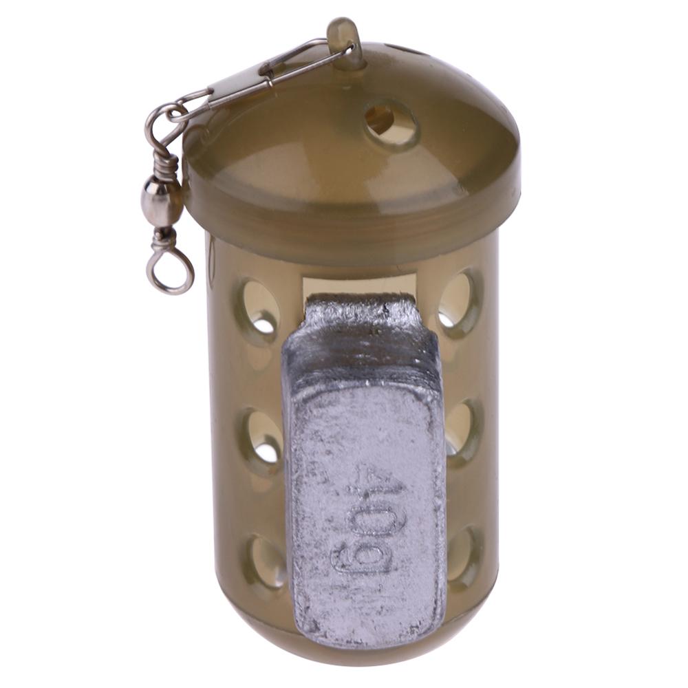Grand leurre de pêche à la carpe, cage à appâts, dispositif de fosse avec plomb, leurres de pêche à granulés, mangeoire à granulés, piste de pêche 20g 30g 40g 50g: 40g