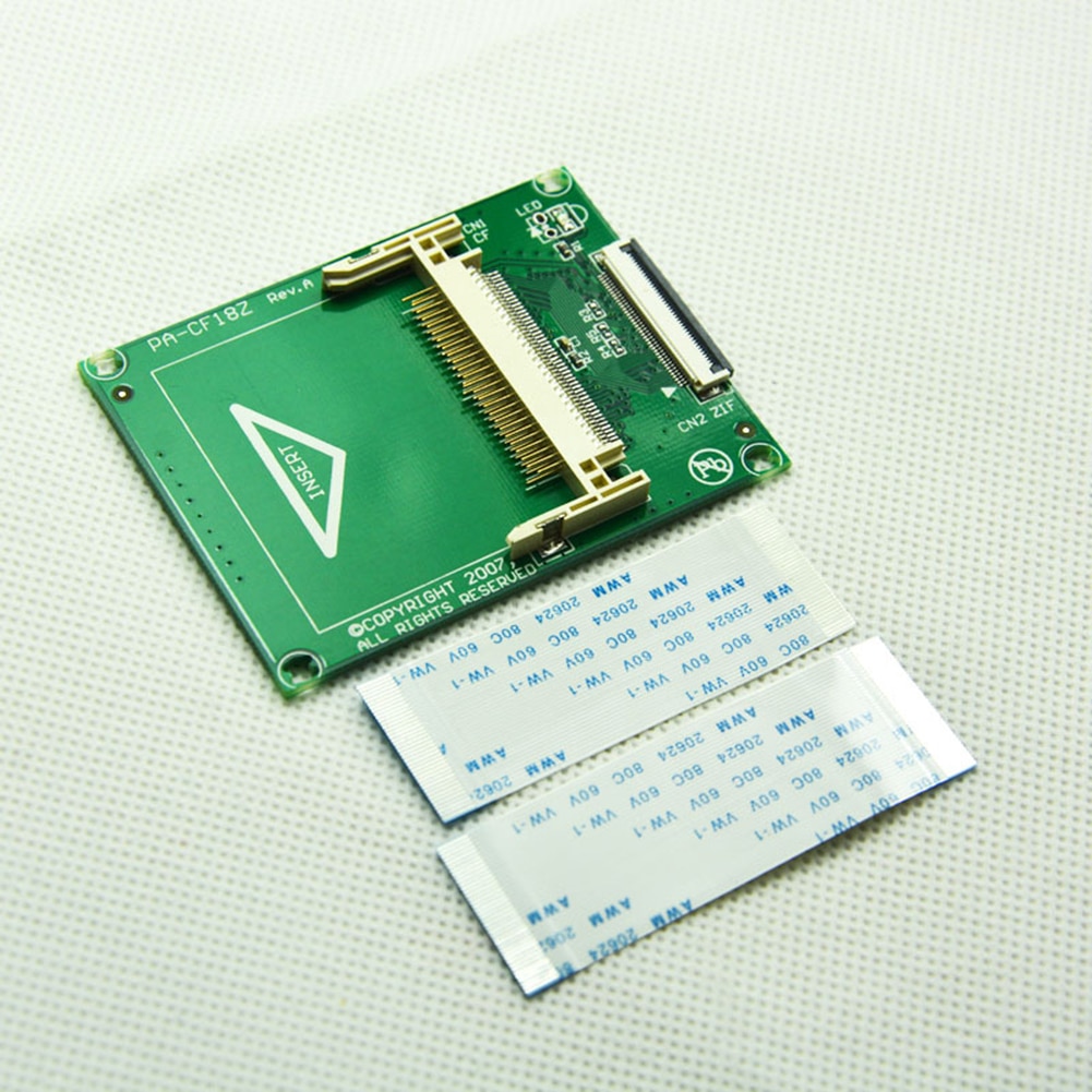 Adaptador de disco duro compacto de 50 pines CF a ZIF/CE de 1,8 pulgadas, conector HDD de tarjeta para ordenador portátil y de escritorio