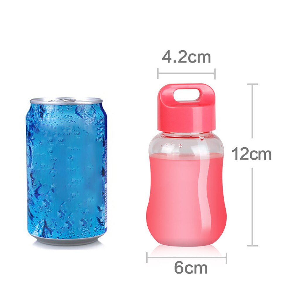 100-200ml bærbare mini plastik vandflasker børn børn skole drikkedunk bred mund vandflasker drikkevare kop køkken