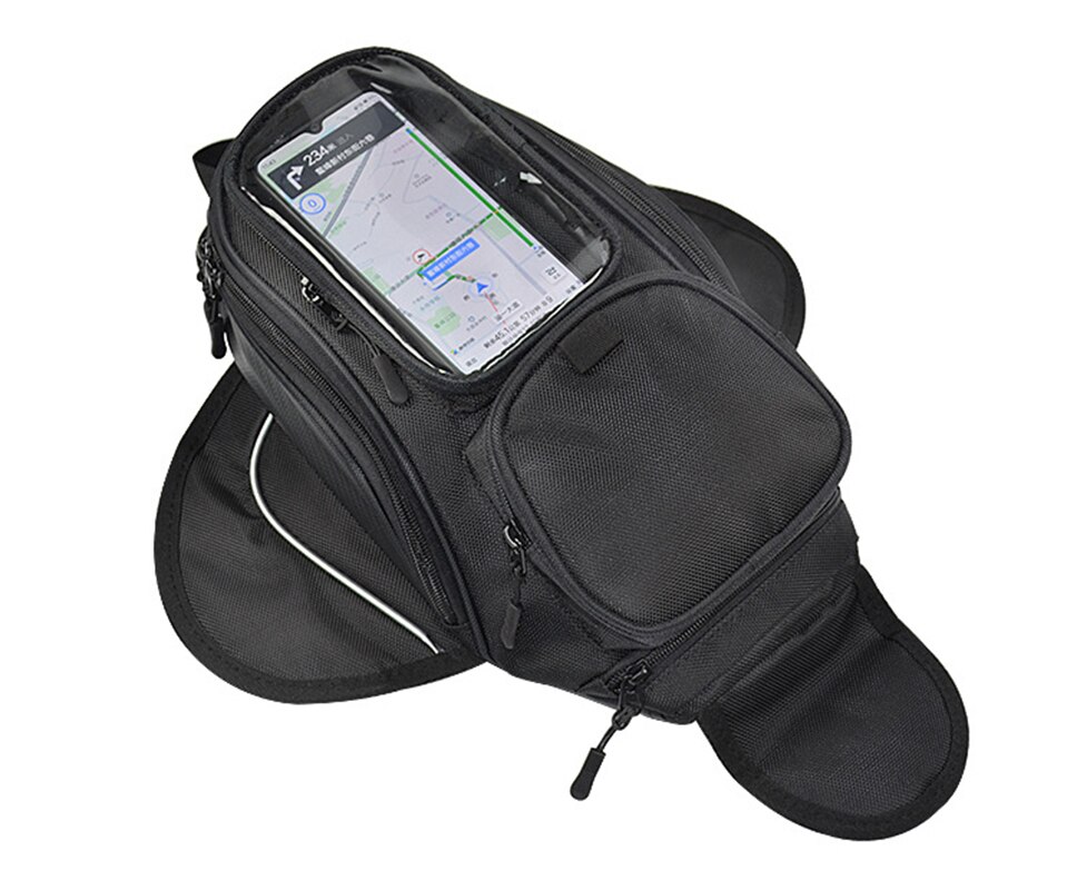 Image showcasing Summer Strong Magnetic Motorcycle Tank Bags Mobile... – Grandado