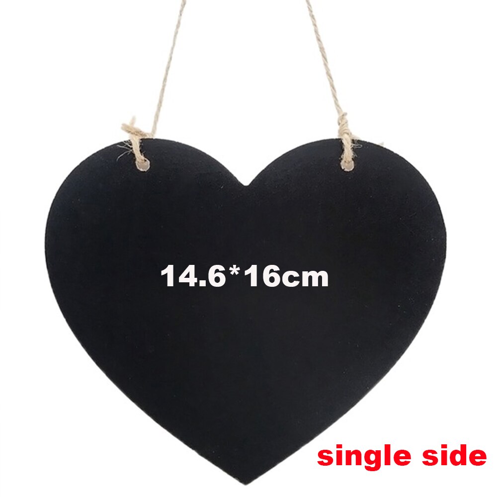 1pc Tafel hängend Speisekarte Schlüsselband Anhänger Botschaft Gremium Tafel Chalkboard Werbung Gremium
