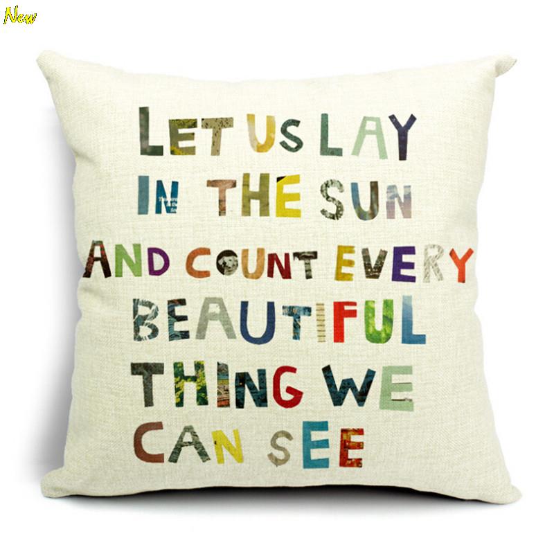 Without Core Cushions Cotton Linen/European style Sofa Decorative Throw Pillows 45*45cm