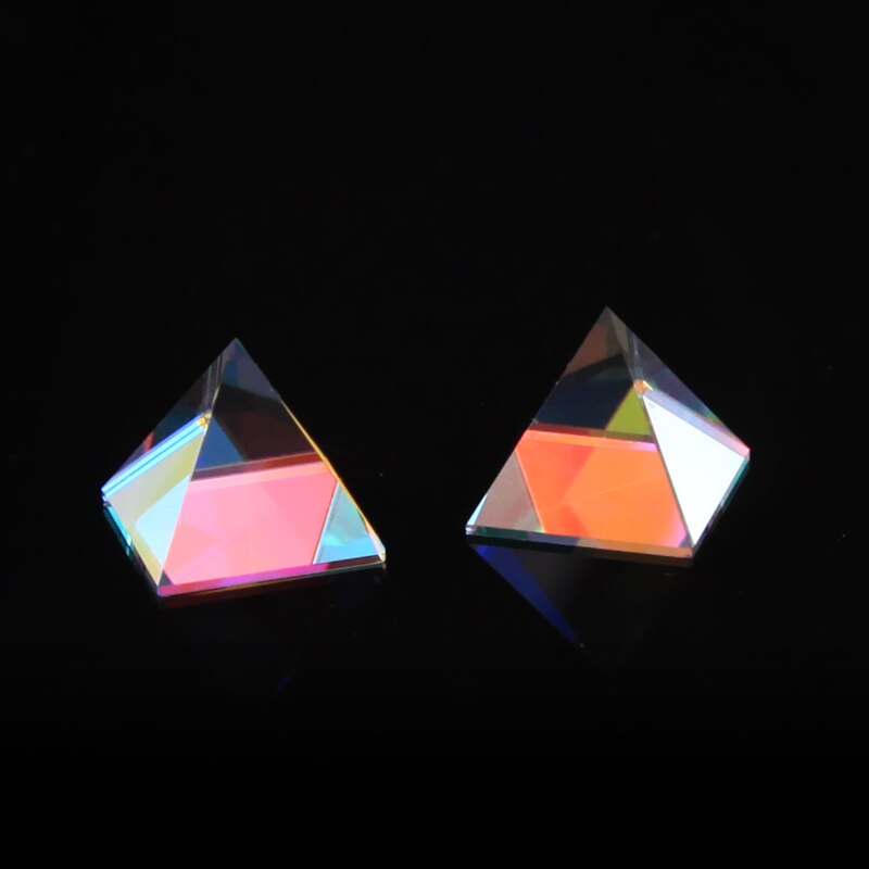 Color Pyramid Rainbow Optical Prism K9 Glass Crystal Decoration Crafts Photography