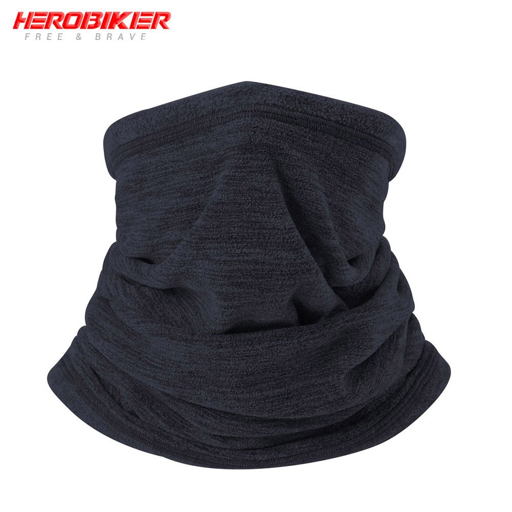 HEROBIKER – masque facial pour Moto, cagoule de Moto confortable, coupe-vent d'hiver, sport en plein air, chauffe-cou gris: AA-C-002