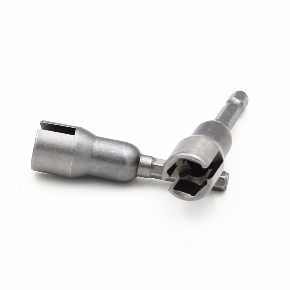 1pcs 1/4" 65mm Length Chrome Vanadium Steel Hex Shank Electric Screwdriver Socket Wrench Socket Slotted Extension Driver Bit