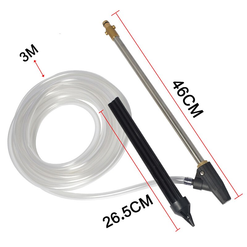 Sand Injector Nozzle Sandblaster Adapter Pressure Washer Tools For Nilfisk Gerni Hose Suction Pipe Adapter Sand Blasting Kit