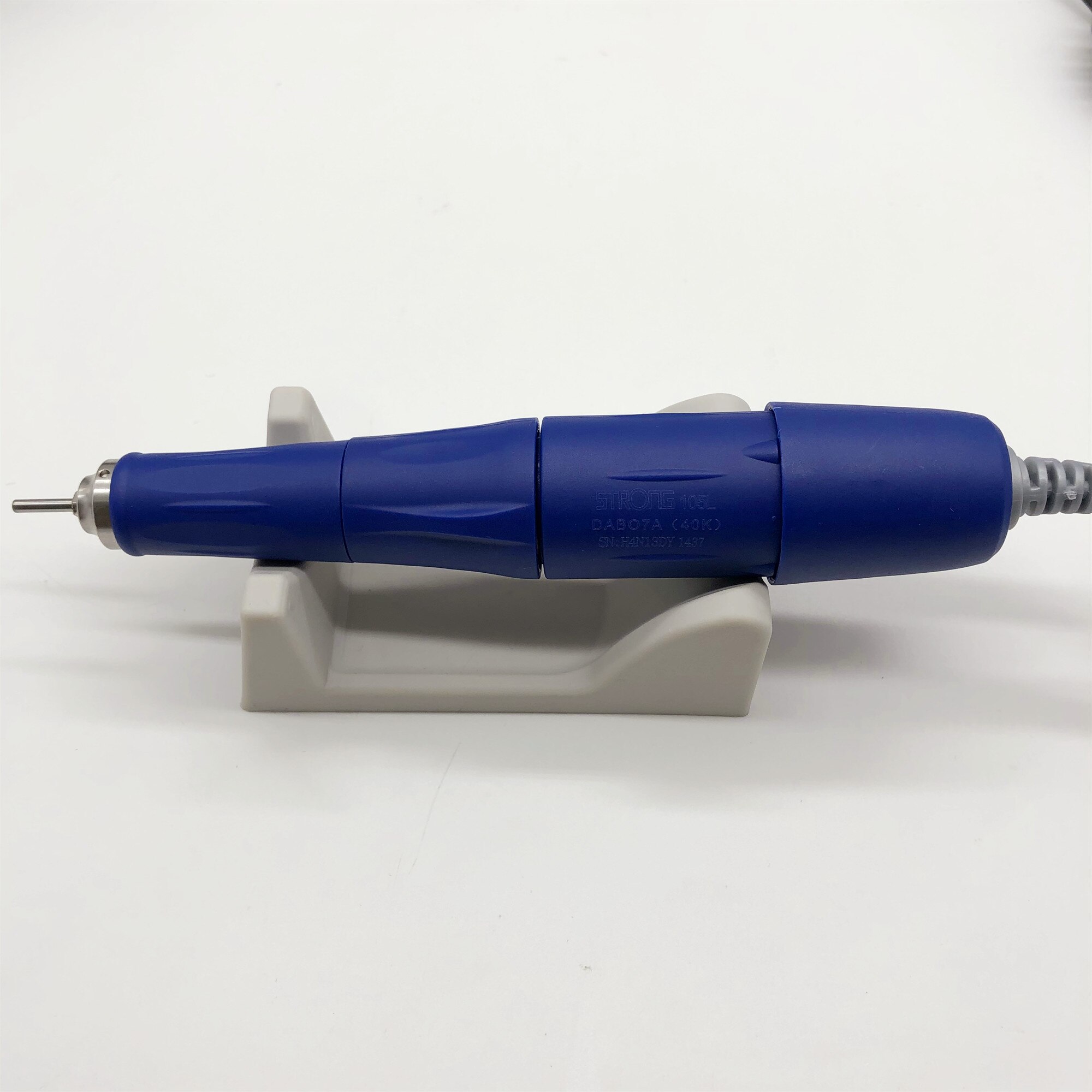65W STRONG210 micro motor + STRONG105 handle + handle 40K 35K nail art polishing equipment: Deep Blue / EU