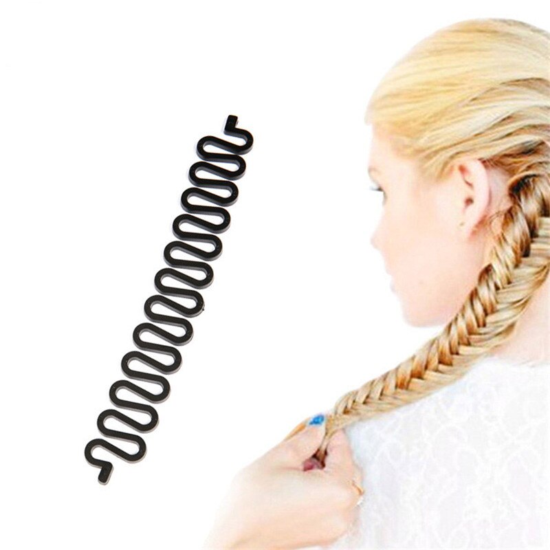 Hair Braider Tool French Hair Braiding Tool Braider Roller Hook With Magic Hair Twist Styling Bun Maker Hair Band Accessories