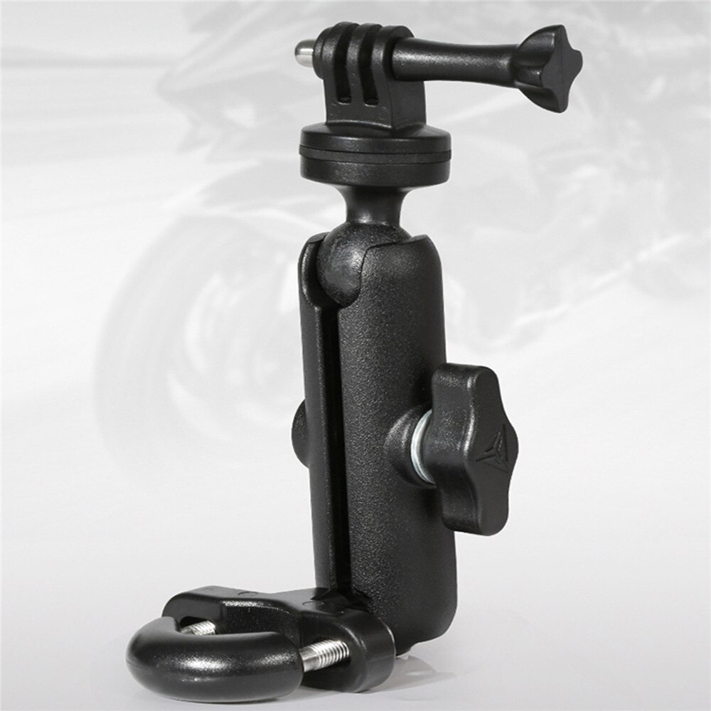 Motorcycle Bike Camera Houder Stuur Spiegel Mount Bevestigingsbeugel 1/4 Schroef Metal Stand Voor Gopro Slr Mirco Motion Camera