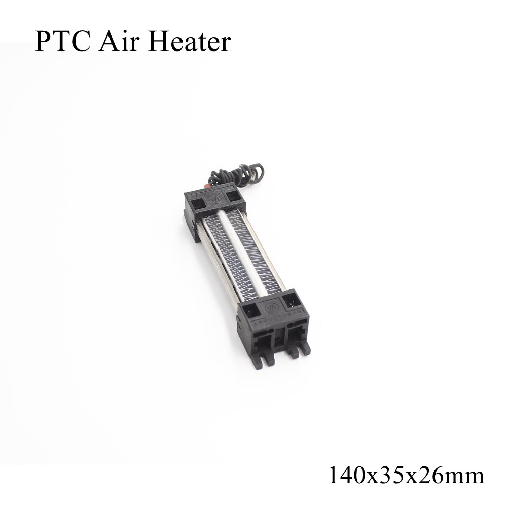 Calentador de aire PTC de 140x35x26mm, 12V, 220V, 200W, termistor de cerámica, minicalentadores para exteriores, inducción, acuario, agua, placa de película para coche