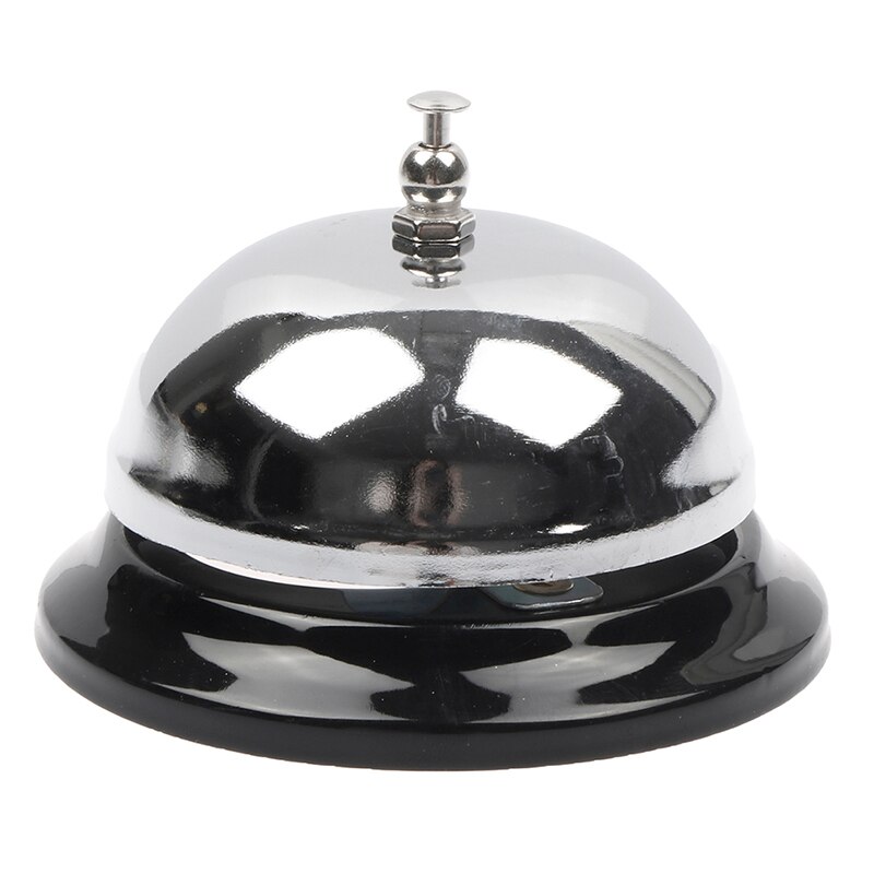 1Pc 85Mm Rvs Desktop Bel Hotel Counter Receptie Restaurant Teller Service Bel Verjaardagsfeestje Decoratie Bell