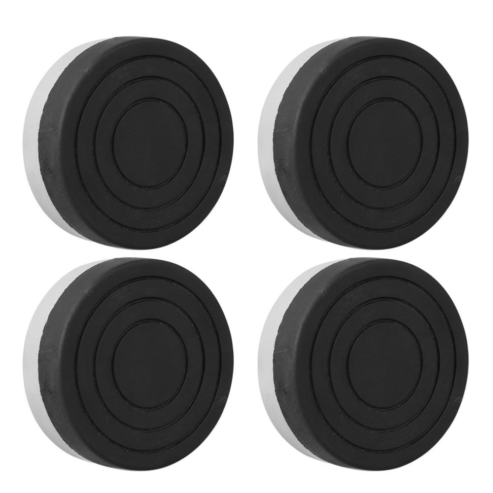Washing Machine Anti-Vibration Pads Heavy Duty Washer Dryer Pad Furniture Non Slip Raise Height Feet Floor Protectors Mat: Black Grey