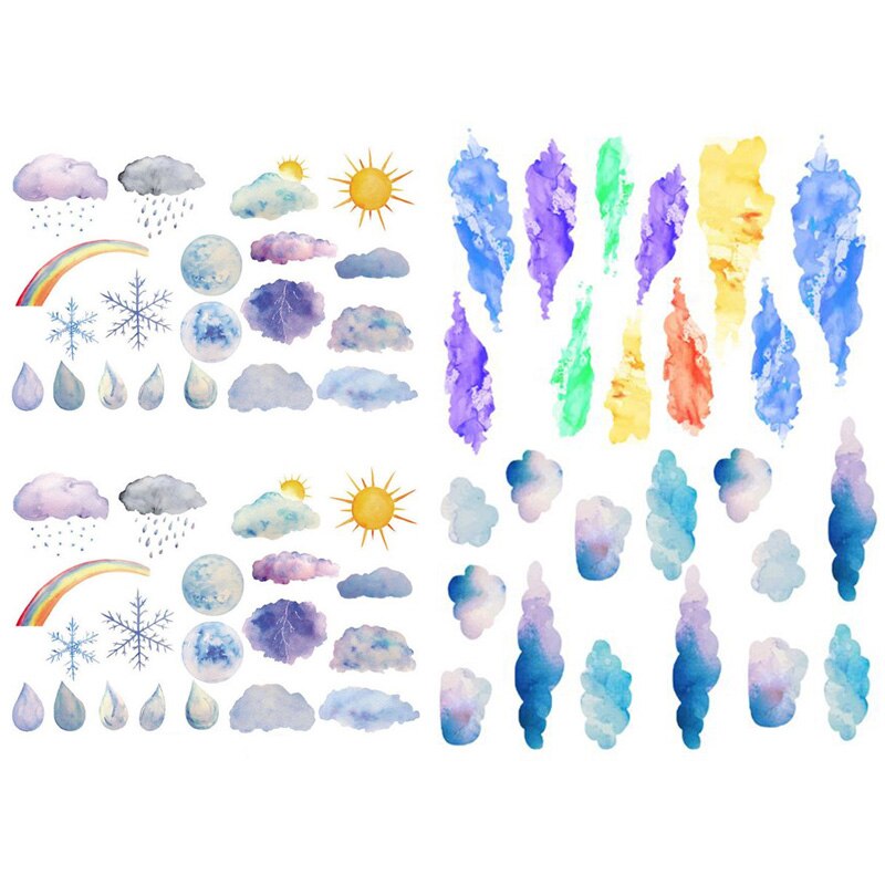 Pegatinas decorativas de universo Solar Planet coreanas, organizador de escritorio, suministros escolares, accesorios de oficina, 1 Uds.: PK072