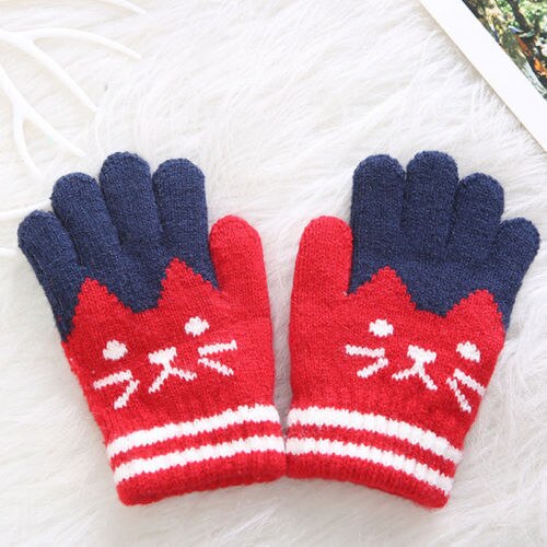 Neue Art freundlicher Winter Warme Dicke Handschuhe Baby Mädchen Jungen Kleinkind Magie Fäustlinge Nachahmung Kaschmir Niedlich Baby Handschuhe 4-8Y
