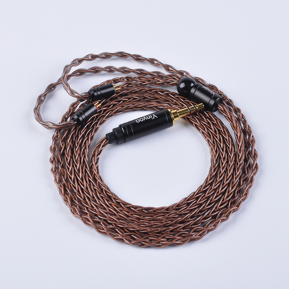 Yinyoo 8 Ader Silber Überzogene Kabel MMCX/2Stift Stecker 4,4/3,5/2,5mm Ausgeglichen Kabel Für v80 ZS10 wie10 ZST ES4 wie06 C10 C16
