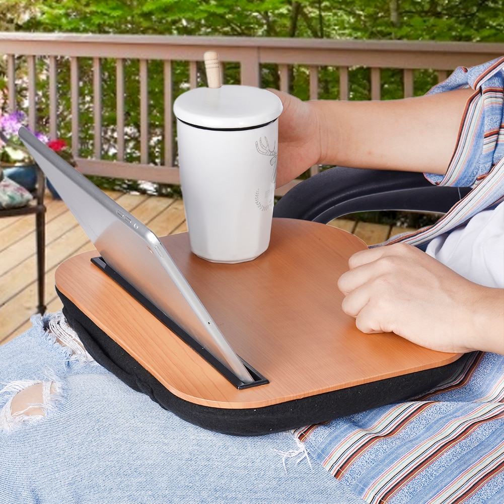 Portable 25 X 33cm Handy Lap Tray Laptop Table Outdoor Learning Desk Lazy Tables Laptop Stand Holder For Bed For Notebook