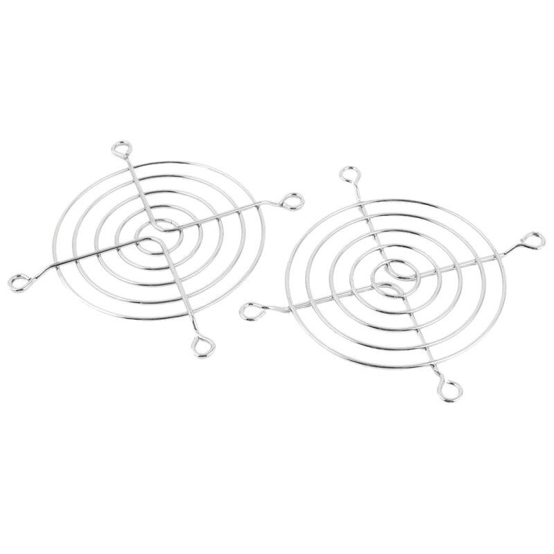 2 x Metal Wire Finger Guard Protection Grid PC Fan... – Grandado