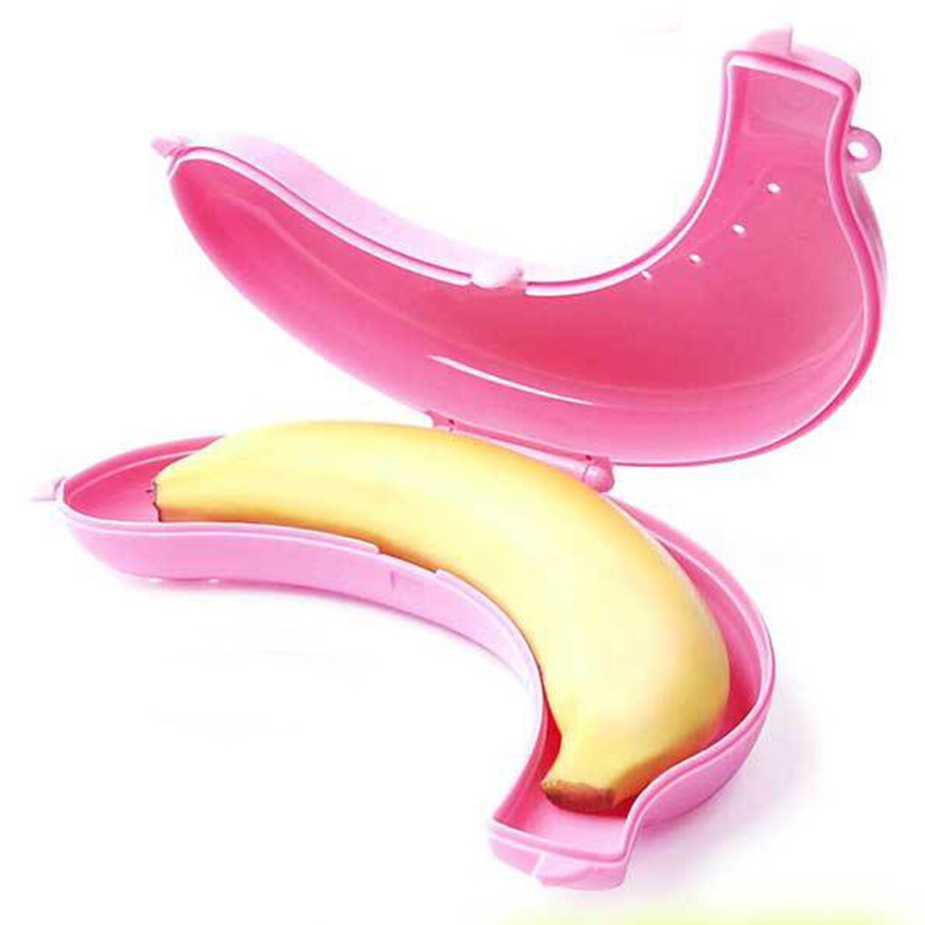Plastic Banana Protector Container Box Holder Case Food Lunch Fruit Storage 1/3pcs Banana Keep Fresh Case Protector Box