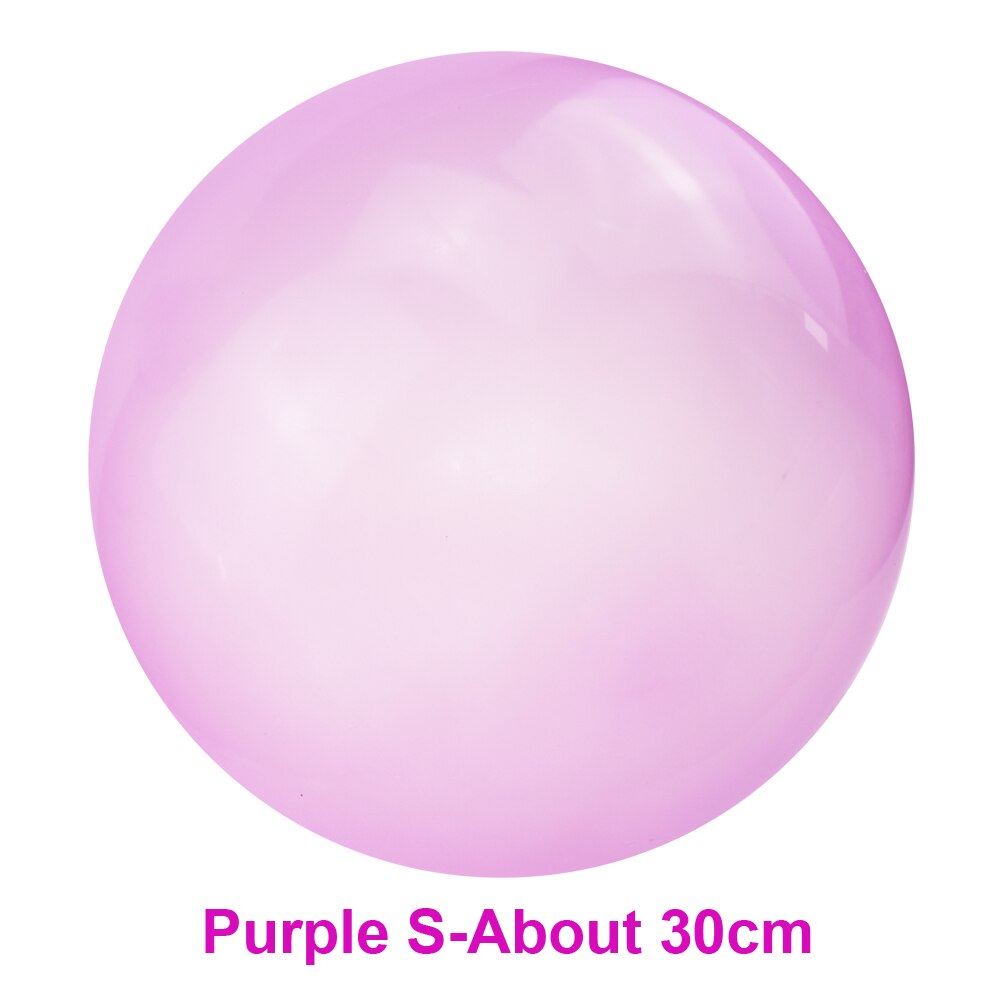 Children Outdoor Soft Air Water Filled Bubble Ball Blow Up Balloon Toy Fun Party Game Summer for Kids Inflatable Toys: S Purple