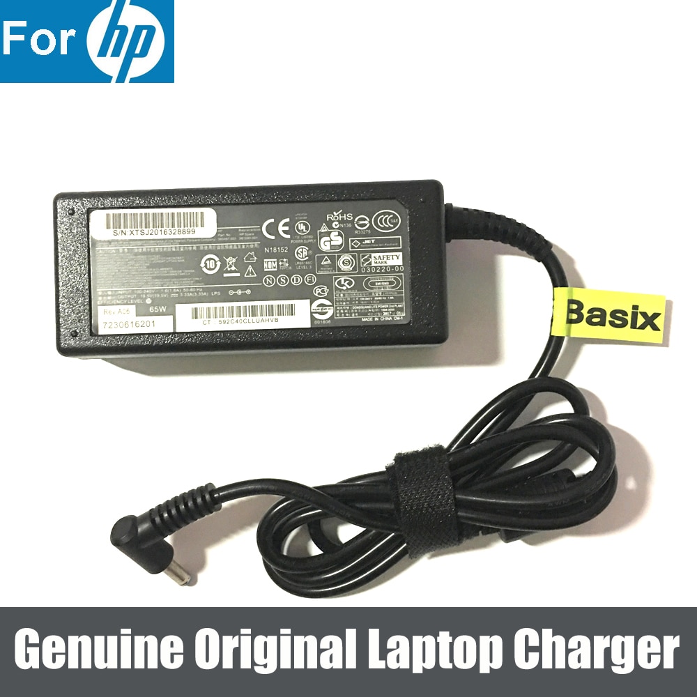 Original 19.5v 3.33a 65w netzteil ladegerät netzteil für hp pavilion 15 envy 17