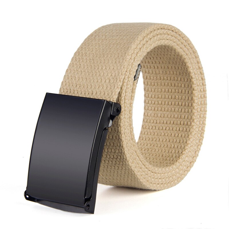 Ceinture en toile tissée à Double boucle | décontracté , ceinture tressée pour hommes, ceinture de taille,: B-beige