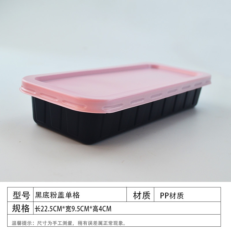 50pcs Microwavable Disposable color rectangular lunch box Sauce box Cracker box Food containers take-out 700ml: A
