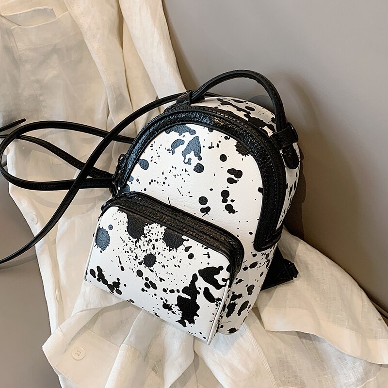 Kleine Schule Rucksäcke Stil Preppy Rucksack neue high PU leder Mini-Zurück Pack Serpentin schulter tasche