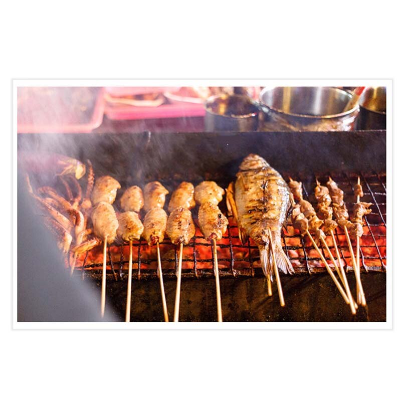 Wegwerp Wood Sticks Barbecue Gereedschap Natuurlijke BBQ Bamboe Spiesjes Voor Shish Kabob Grill Fruit Groente